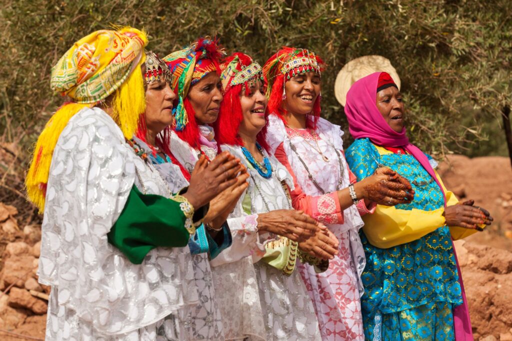 Mujeres amazigh en el yennayer.