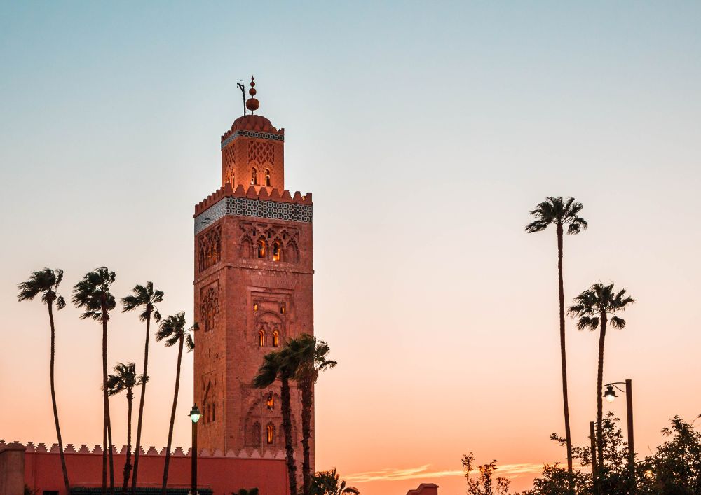 Mezquita Kotoubia de Marrakech durante el Ramadán.