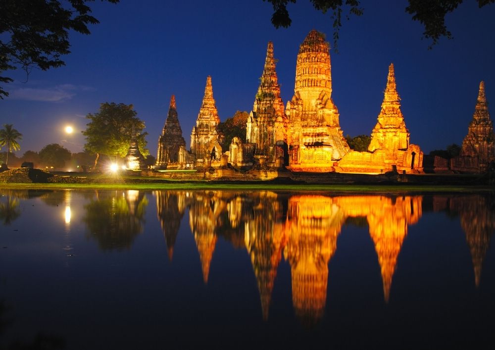 Templo Wat  en Tailandia.