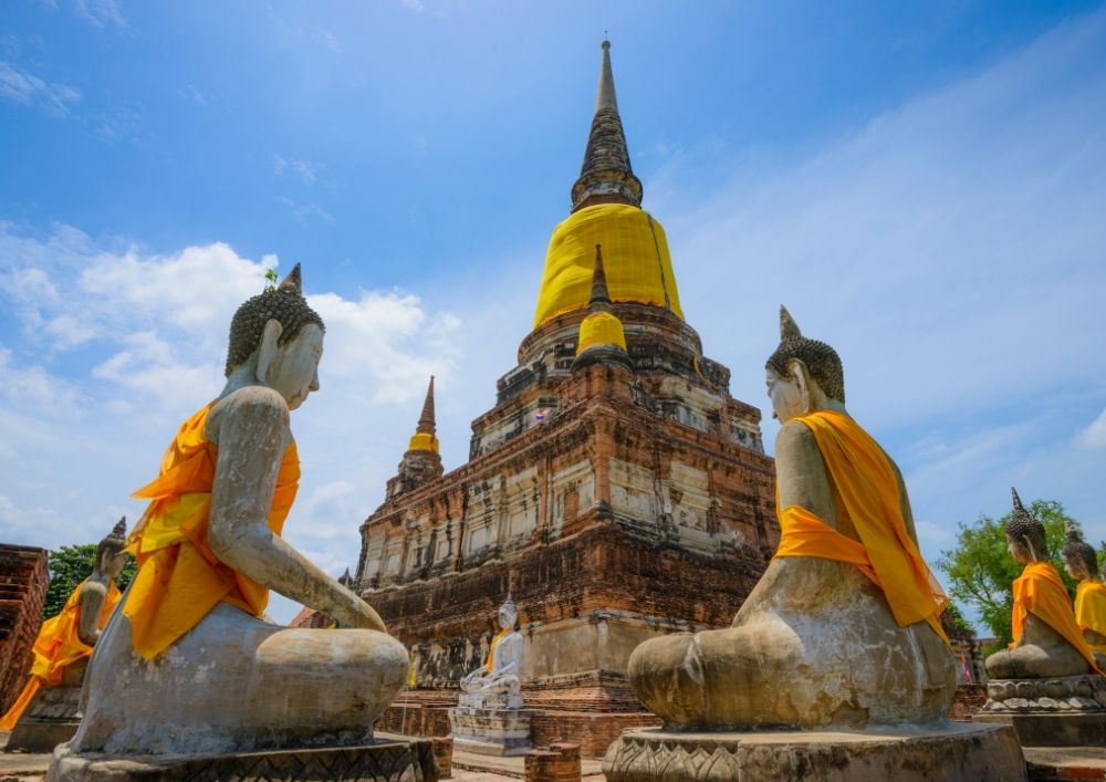 Templo Wat Mongkhon en Tailandia.