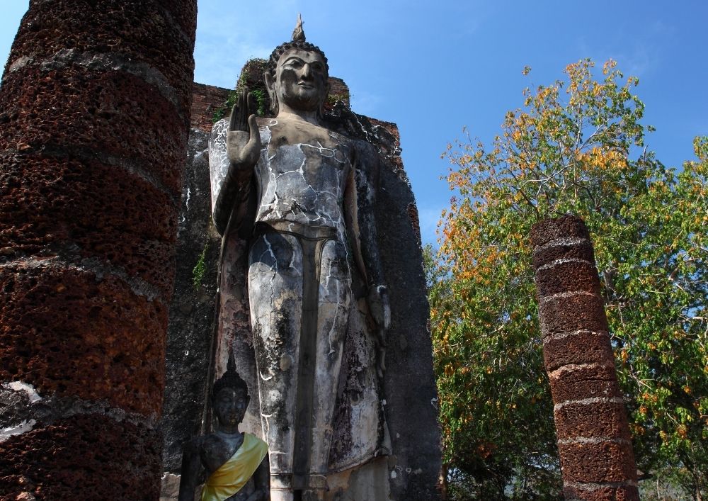 Templo Wat Saphan Hin en Tailandia.